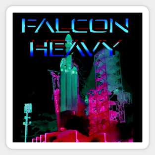 Falcon Heavy Purple Cobalt Sticker